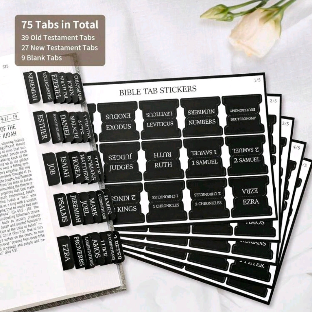 Premium Bible Indexing Tabs